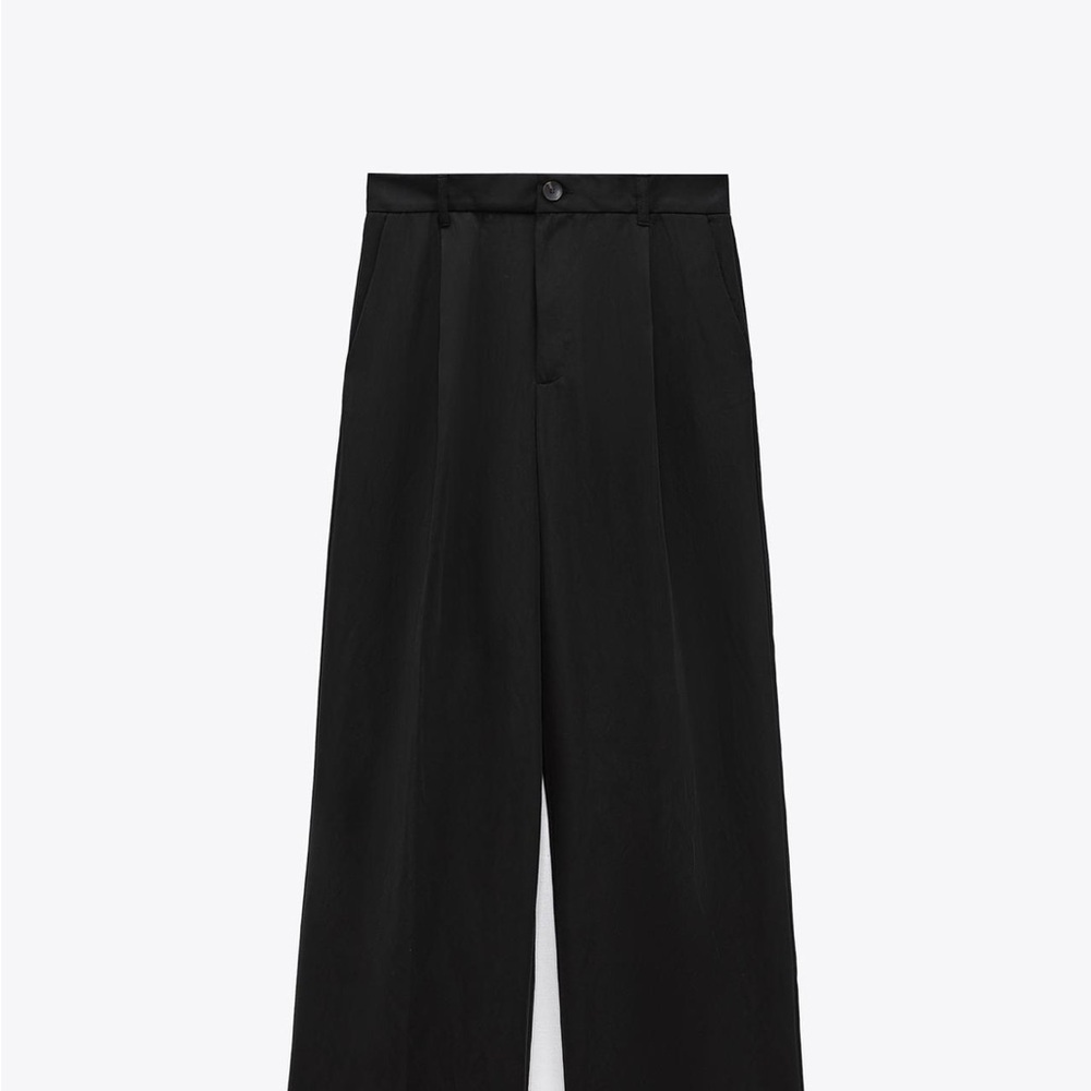 Zara Black Wide Leg Pants